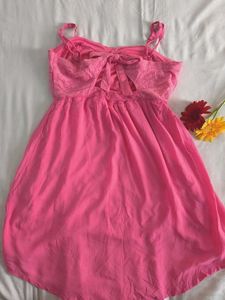 Pink Lace Sundress