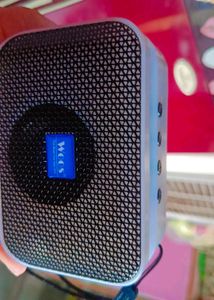 Brand New Woos Company Bass Wireless Speaker.            1- wireless.   2- Playing Time:3-4 hours.   3- Play USB Storage Device.     4- With Mic For Hands- Free Phone Call Function.   5- Splash proof