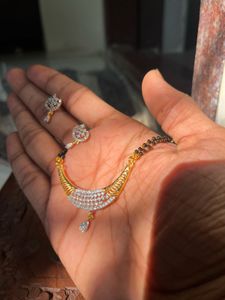 One Gram Brand Pendent Set