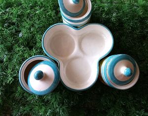 Ceramic Material Sugar Salt, Pepper Container
