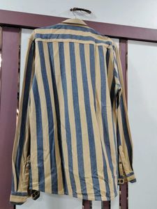 Yellow Black Striped Shirt