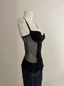 Black Corset Style Top