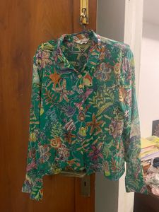 Beach Boho Graphic  Crop Shirt