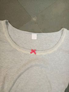Red Ribbon White Top