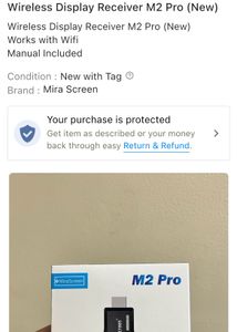 Wireless Display Receiver M2 Pro (New)
