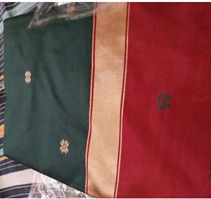 2 BRAND NEW SAREE WITH ATTACH BLOUSE PIECE