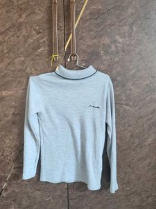 Light Grey Long Sleeve Top