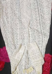 Elegant White Lace Cover-Up