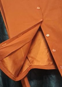 Orange Long Sleeve Shirt