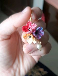 Crochet Jewellery Set Available Only In Cash