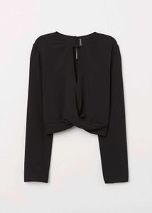 Black Crepe Blouse