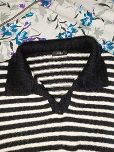 Striped Knit Sweater