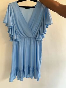 Frills Blue Dress