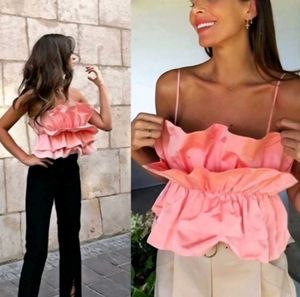 Zara Taffeta Crop Top- Barely Used Once