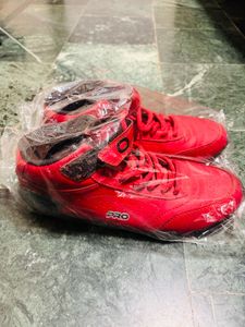Stylish Red PRO (Khadims) High-Top Sneakers