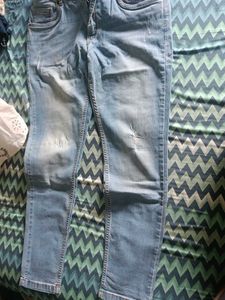 Women Bare Denim