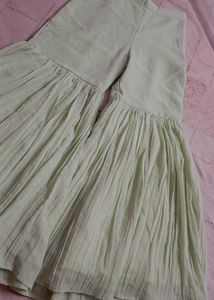 Embroidered Green Sharara
