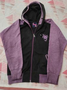 Floral Embroidered Hoodie