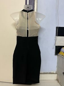 Pintrest Korean Padded High Neck Designer One Piec