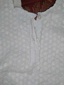Chikankari Kurti For Kids