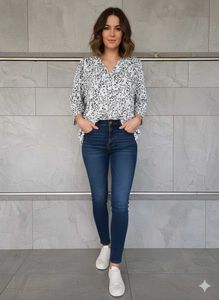Animal Print Top