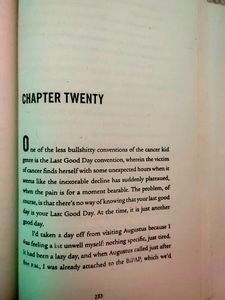 "The Fault In Our Stars"