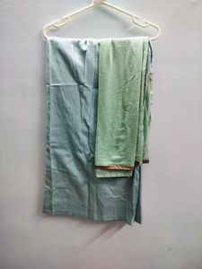 Ethnic Embroidery Gown With Plazo And Dupatta