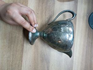 vintage silver-plated creamer pitcher