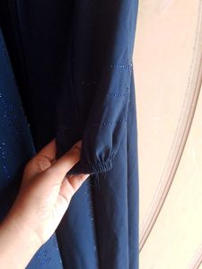 Elegant Black Embellished Abaya
