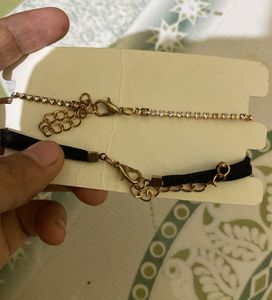 M Letter Diamond Bracelet