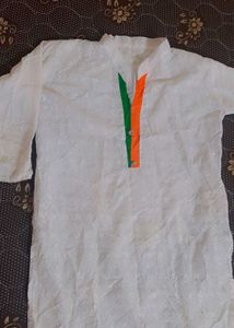 White chikankari kurta +spe gift, 🎁