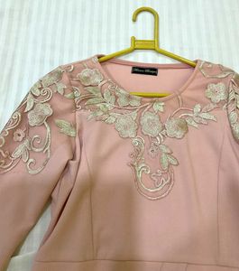 Pink Lace Top Bust 34 and half n 36stretch