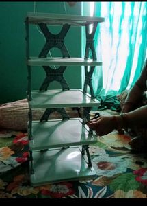 Shoe Rack 5 Layer Foldable😲
