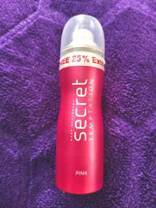 Secret Temptation Pink Deodorant for Women, Long L