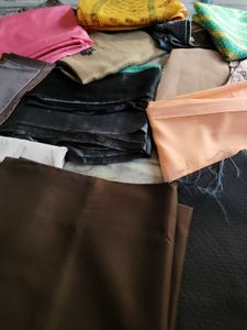 Assorted Fabric Pieces for Crafting
