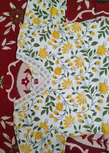 new Floral Print Kurta Set