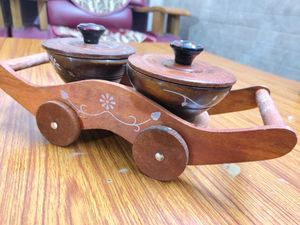 New Wooden Set For Sweets & Saunf