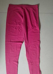 Go Colors Pink/ Peach Casual Leggings