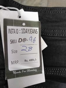 D@96 Size-28 (Sale) Latest Ladies high waist Jeans
