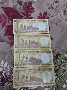 Four 500 Rupee Notes