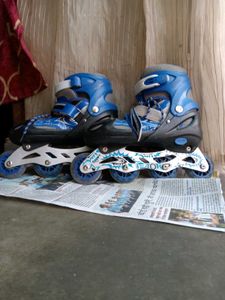 Inline Skates Blue, Like New