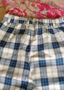 Blue Plaid Trousers