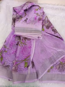 Elegant Floral Saree