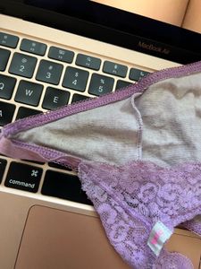 lavender lace thong ♡