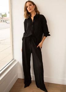 Pleated Relaxed Co Ord Suit
