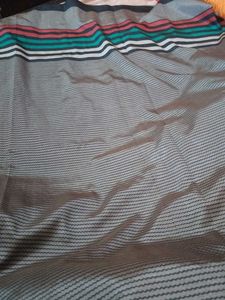 Crepe Silk Striped Saree 🖤