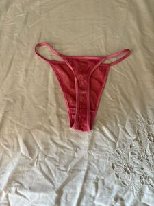 Beautiful Pink Thong Panty