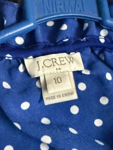 Blue Polka Dot Tank Top
