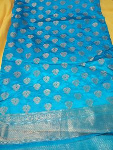 Beautiful Saree With Ready Blouse.... Princess Cut Blouse