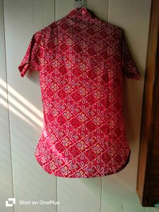Red Patterned Set